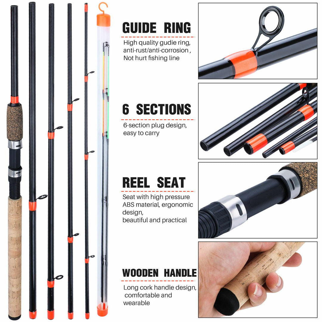 Rocco 6R 6 Section Fishing Spinning Rod