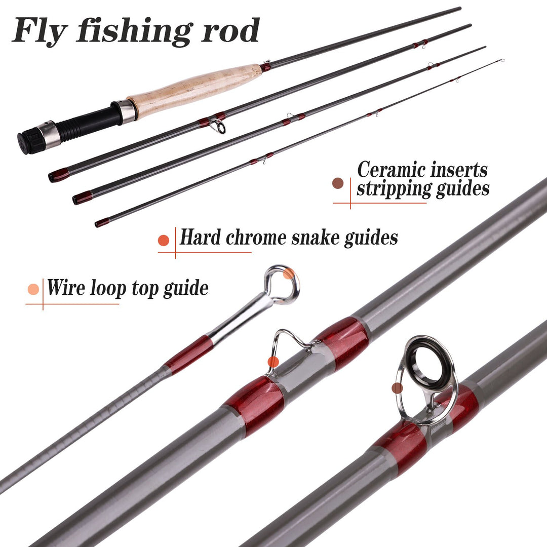 Flynn Fly III 4 Section Fly Fishing Rod