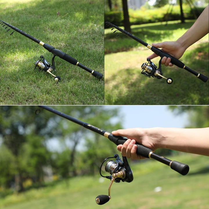 Axion Bait Caster Telescopic Fishing Rod